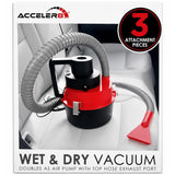 Wholesale-Acceler8 E916 Auto Wet & Dry Shop Vacuum-Vaccuum-Electro Vision Inc