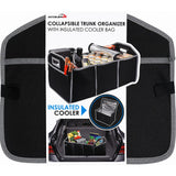 Wholesale-Accelr8 E164PDQ Trunk Organizer w/ Cooler Bag (PDQ Display) - Black-Cooler Bag-Electro Vision Inc