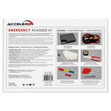 Wholesale-Accelr8 E681 Emergency Roadside Toolkit (31 Pc) - Black-Auto Emergency Kit-Electro Vision Inc