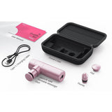 Wholesale-Addsfit Mini Portable Massage Gun, Pink-Massager-Electro Vision Inc