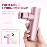 Wholesale-Addsfit Mini Portable Massage Gun, Pink-Massager-Electro Vision Inc