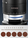 Wholesale-Aicook CG9400D-UL Coffee Grinder-Coffee Grinder-Electro Vision Inc