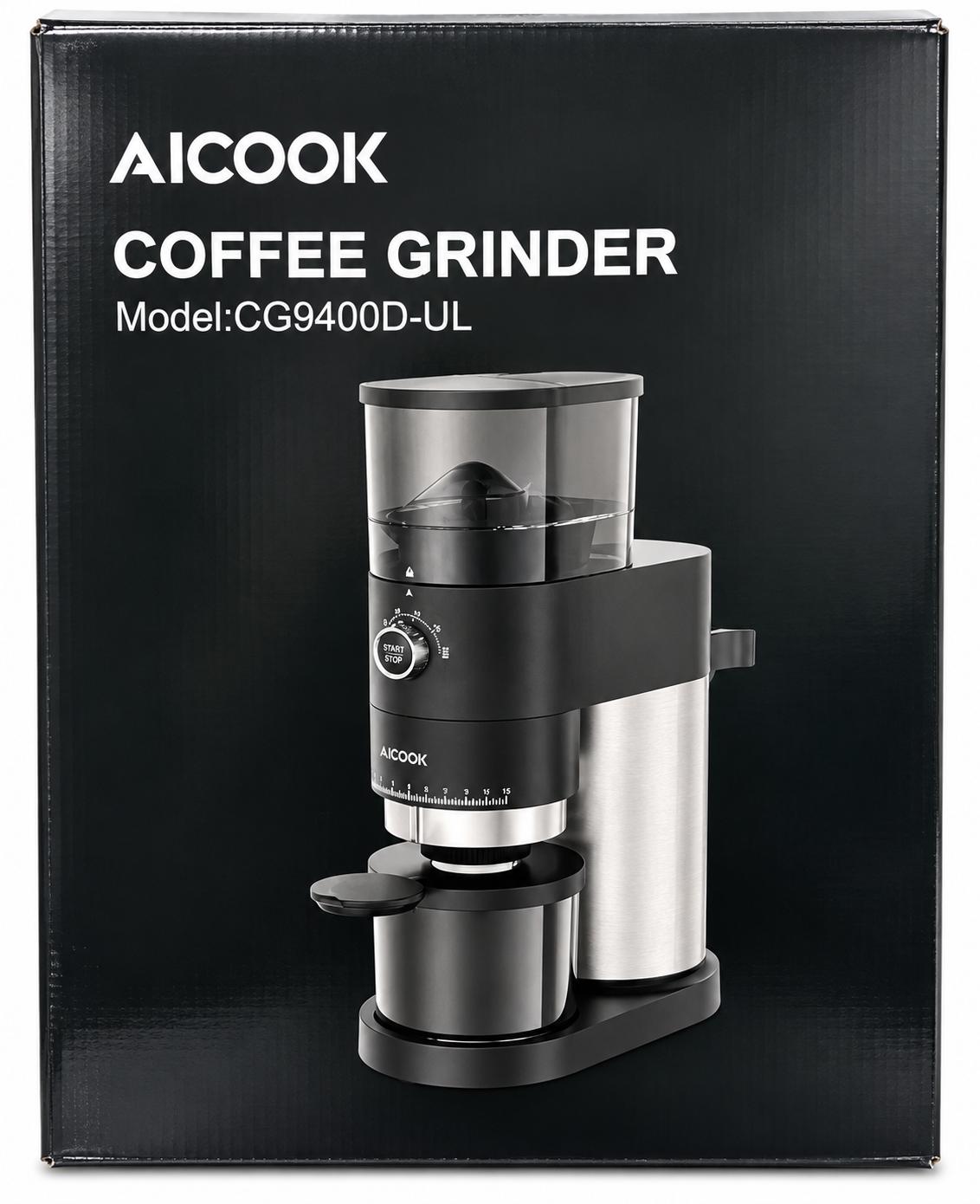 Wholesale-Aicook CG9400D-UL Coffee Grinder-Coffee Grinder-Electro Vision Inc