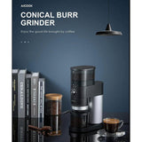 Wholesale-Aicook GG9400D Coffee Grinder - Conical Burr-Coffee Grinder-Electro Vision Inc