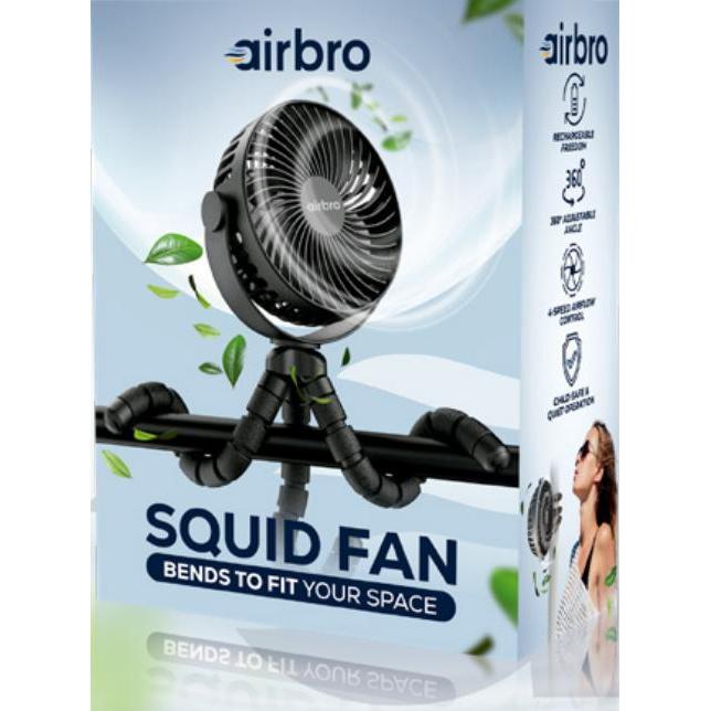 Wholesale-Airbro FFX50 Flexible Tripod Fan-Fan-Electro Vision Inc