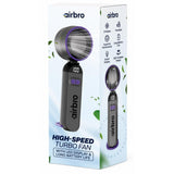 Wholesale-Airbro FHH1100GRY Handheld Turbine Fan - Gray-Handheld Fan-Electro Vision Inc