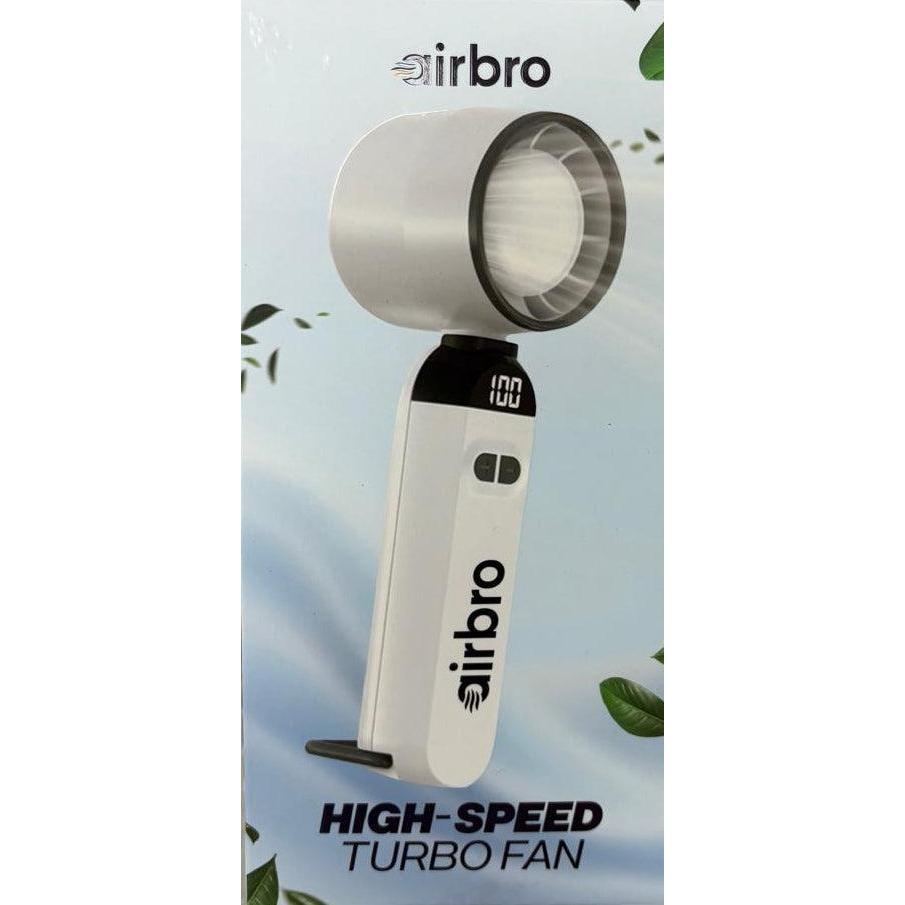 Wholesale-Airbro FHH1100WHT Handheld Turbine Fan - White-Handheld Fan-Electro Vision Inc