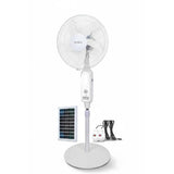 Wholesale-Airbro FSA160 Rechargeable Fan with Solar Panel 16"-Rechargeable Fan-Electro Vision Inc