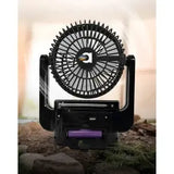 Wholesale-Airbro RXF-20 Rechargeable Portable Fan & Bluetooth Speaker - 5"-Speaker Fan-Electro Vision Inc