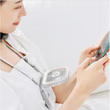 Wholesale-Aiwa WPF41008WHT 5-in-1 Phone Holder Fan with Power Bank 4000mAh - White-Callphone Holder-Electro Vision Inc