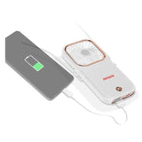 Wholesale-Aiwa WPF41008WHT 5-in-1 Phone Holder Fan with Power Bank 4000mAh - White-Callphone Holder-Electro Vision Inc