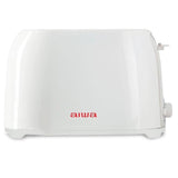 Wholesale-Aiwa WTO11022WHT Toaster (2 Slice) w/ 6 Setting Shade Selector, Slide-Out Crumb Tray - White-Toaster-Electro Vision Inc
