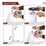 Wholesale-Albrillo LL-LD1 Round Fabric Floor Lamp Base Weighted Section-Lamp-Electro Vision Inc