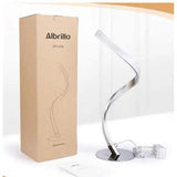 Wholesale-Albrillo LL-TD6 Spiral Design LED Table Lamp - Dimmable Desk Lamp Touch Button, Warm White 3000K Bedside Lamps of Stainless Steel, 1.5m Cable, 5W 450LM Nightstand Lamp-Table Lamp-Electro Vision Inc