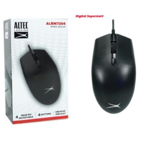 Wholesale-Altec Lansing ALBM7204 Wired Mouse-Mice & Trackballs-Electro Vision Inc