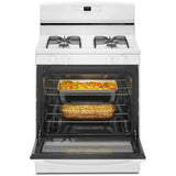Wholesale-Amana AGR5330BAW WHITE FREE STANDING GAS RANGE 30"-Electro Vision Inc