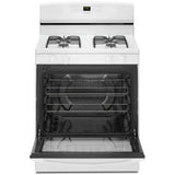 Wholesale-Amana AGR5330BAW WHITE FREE STANDING GAS RANGE 30"-Electro Vision Inc