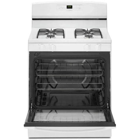 Wholesale-Amana AGR5330BAW WHITE FREE STANDING GAS RANGE 30"-Electro Vision Inc