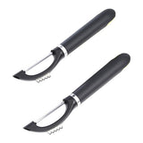 Wholesale-Amazon B07W13PYMB Basics 2-Piece Peeler Set, Soft Grip Handle, Grey and Green-Electro Vision Inc