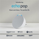 Wholesale-Amazon Echo Pop Smart Speaker with Alexa - Glacier White-Speaker-Electro Vision Inc