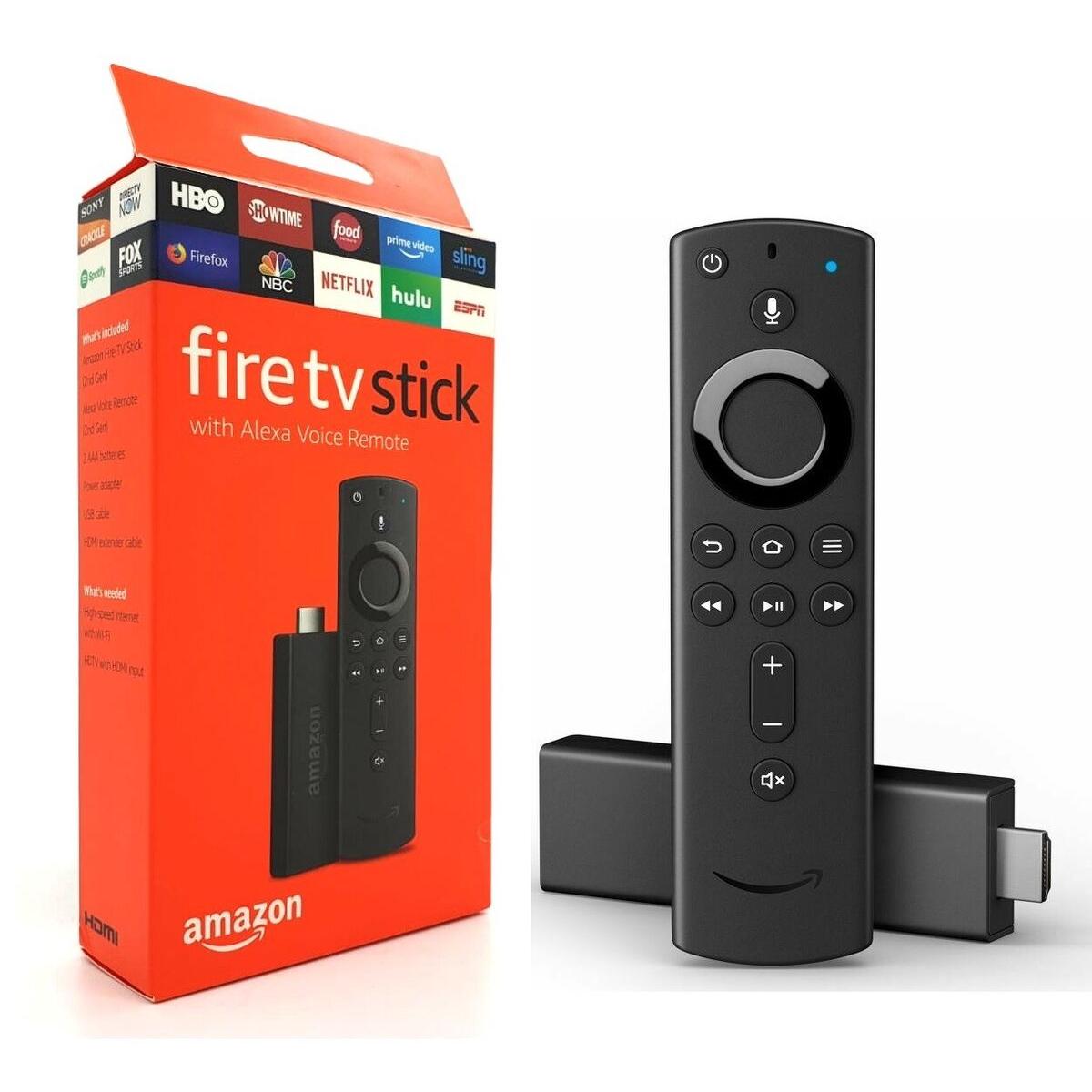 Wholesale-Amazon Fire TV Stick - Streaming Media Player w/ Alexa Remote Firestick-Electro Vision Inc