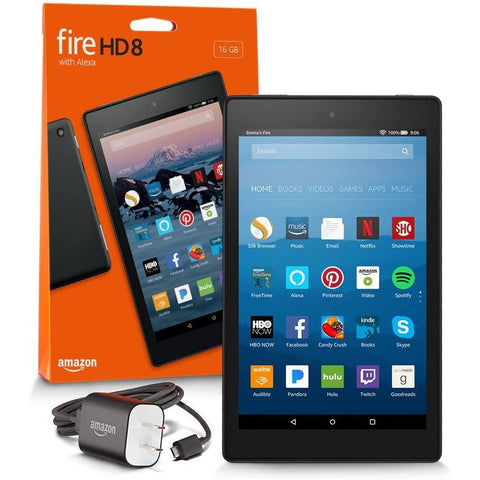 Wholesale-Amazon Firetab HD 8, 2018, 16 GB - Black-Tablet-Electro Vision Inc
