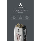 Wholesale-Andis 17235 ProFoil Lithium Titanium Foil Shaver - Silver & Red-Men's Grooming-Electro Vision Inc