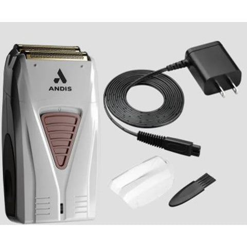 Wholesale-Andis 17235 ProFoil Lithium Titanium Foil Shaver - Silver & Red-Men's Grooming-Electro Vision Inc