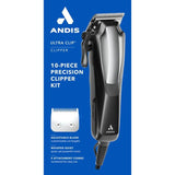 Wholesale-Andis 561983 Ultra Clip Clipper 10-Piece Kit PM-10 - Black-Clipper Kit-Electro Vision Inc