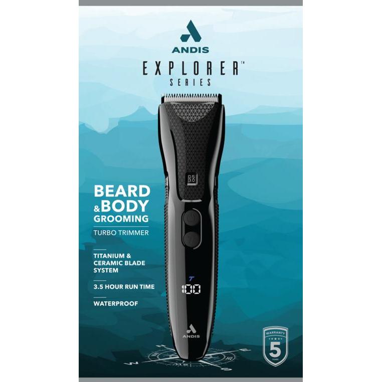 Wholesale-Andis 562066 Explorer Beard & Body Grooming Turbo Trimmer-Trimmer-Electro Vision Inc
