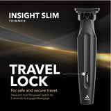 Wholesale-Andis 562072 inSIGHT Slim 9pc T-Blade Cordless Trimmer Kit, Black (CLT-V)-Trimmer Kit-Electro Vision Inc