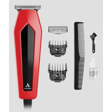Wholesale-Andis 562101 UltraTrim T-Blade Trimmer 7pc Kit - Red & Black (CPT)-Trimmer Kit-Electro Vision Inc