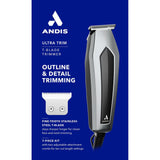 Wholesale-Andis 562620 UltraTrim 7pc T-Blade Trimmer Kit - Gray (CPT)-Trimmer Kit-Electro Vision Inc