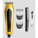 Wholesale-Andis 562776 UltraTrim T-Blade Trimmer 7pc Kit- Gold & Black (CPT)-Trimmer Kit-Electro Vision Inc