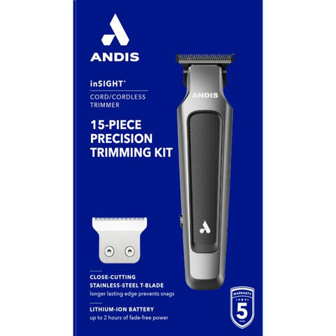 Wholesale-Andis 563648 InSIGHT Cordless T-Blade Trimmer (CLT-3)-Hair Clipper & Trimmer Accessories-Electro Vision Inc