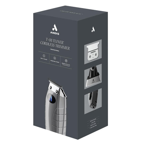 Wholesale-Andis 74055 Cordless T-Outliner Li Trimmer-Trimmer-Electro Vision Inc