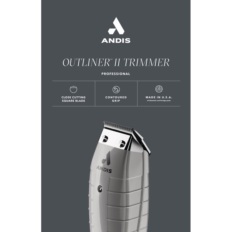 Wholesale-Andis Professional SlimLine 2 T-Blade Trimmer-Men's Grooming-Electro Vision Inc