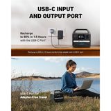 Wholesale-Anker 521 Portable Power Station, 256Wh 6-Port PowerHouse,-Power Station-Electro Vision Inc