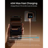 Wholesale-Anker A121D121 Nano Charger (45W, Smart Display)-Charger-Electro Vision Inc