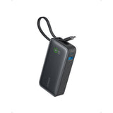 Wholesale-Anker A1259H11 Nano 10K 30W Power Bank with Built-In USB-C Cable-Electro Vision Inc