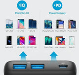 Wholesale-Anker A1365H11-1 Power Core III Sense 20K USB-C Portable Battery Charger - Black-Battery Charger-Electro Vision Inc