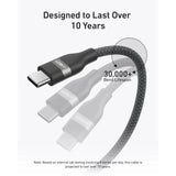 Wholesale-Anker A82E2H12 USB-C to USB-C Cable (6FT, 240W, Upcycled-Braided)-USB Cable-Electro Vision Inc