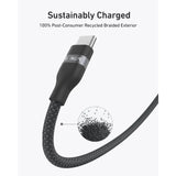 Wholesale-Anker A82E2H12 USB-C to USB-C Cable (6FT, 240W, Upcycled-Braided)-USB Cable-Electro Vision Inc