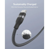 Wholesale-Anker A82G2011 USB-A TO USB-C Cable (3FT, PCR-Braided)-USB Cable-Electro Vision Inc