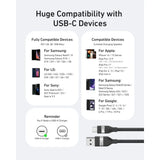 Wholesale-Anker A82G2011 USB-A TO USB-C Cable (3FT, PCR-Braided)-USB Cable-Electro Vision Inc