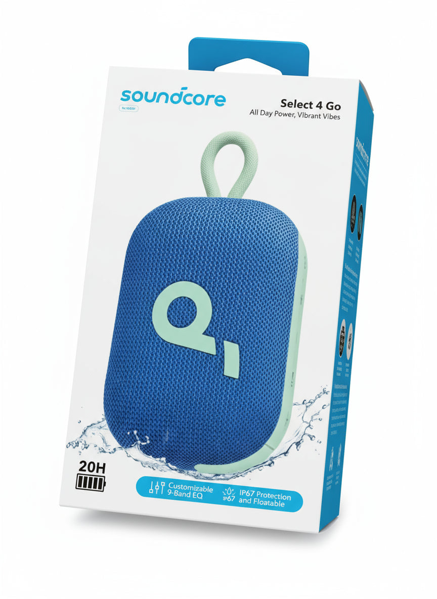 Wholesale-Anker Ank-Select4-Blue Soundcore Go Bluetooth Speaker (Blue)-Bluetooth Speaker System-Electro Vision Inc