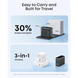 Wholesale-Anker B121BJC1 Charger (100W, 3 Port, Smart Display)-USB Wall Charger-Electro Vision Inc