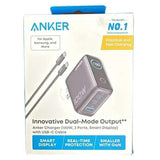 Wholesale-Anker B121BJC1 Charger (100W, 3 Port, Smart Display)-USB Wall Charger-Electro Vision Inc