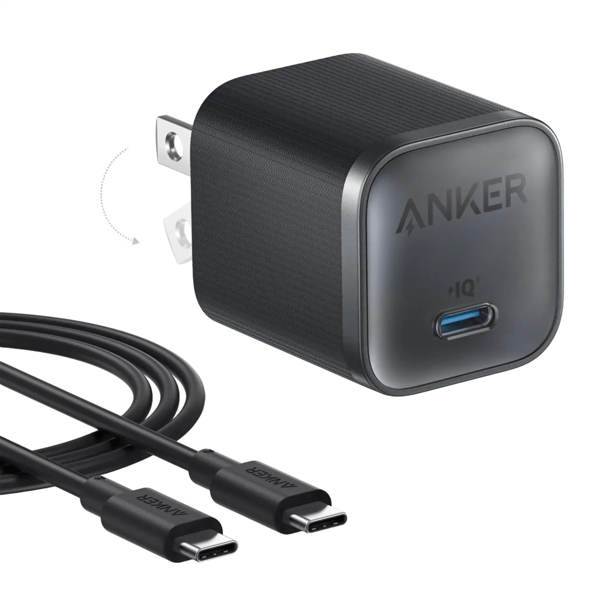 Wholesale-Anker B2692121 Nano Charger (45W, with USB-C)-USB Wall Charger-Electro Vision Inc