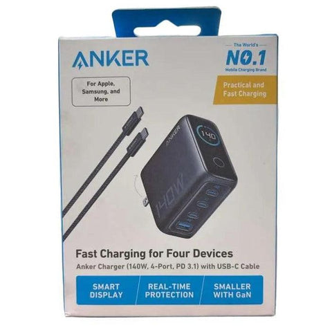 Wholesale-Anker B2697JZ1 Charger (140W, 4 Port, PD 3.1)-Charger-Electro Vision Inc